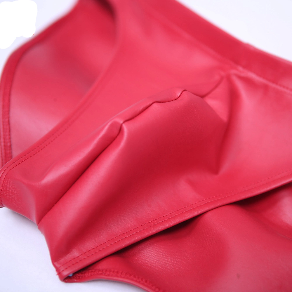Mog Men&prime;s New Low-Waisted Small Triangle Briefs Nk64 Sexy and Interesting Double-Sided Rubber