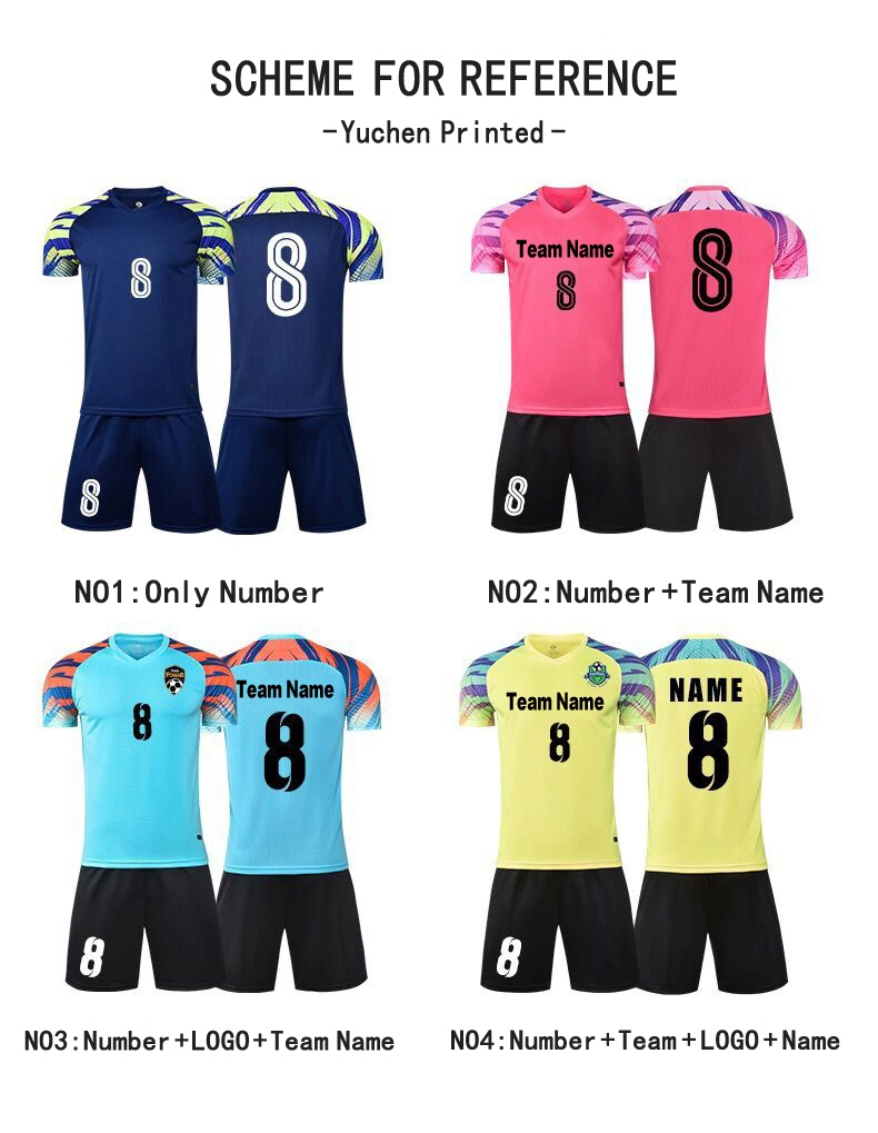 Cheap Custom Jersey Men&prime;s Sport Soccer Sets Camisa De Futebol Team Shirt Football Sets