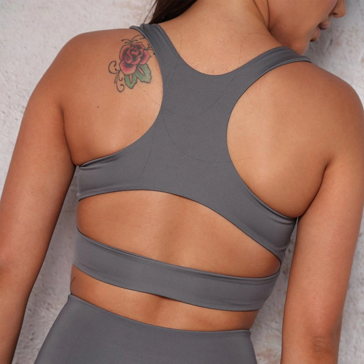 Custom Wholesales Straps Removable Private Label Women Yoga Sports Bra