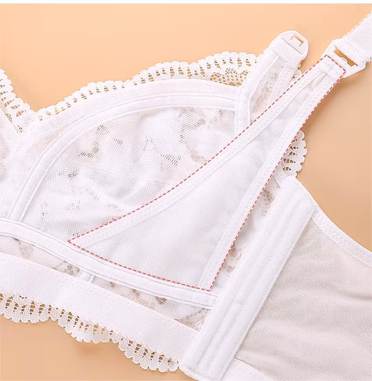 2022 New Style Floral Soft Wireless Poly Colorful Lady Woman Comfortable Simple Light Breathable Bra