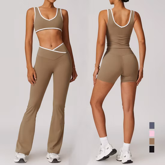 2023 New Arrival Custom Logo Seamless High Quality 5 6-Piece Yoga Set