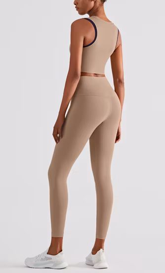 Comfortable Nmatching Yoga Vest Cross-Border Gathering Fitness Set